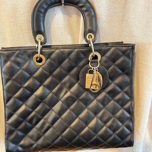 Vintage Bloomingdale’s Beauty Bag Purse with charms